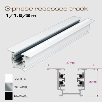 3 fázisú süllyesztett áramsín
