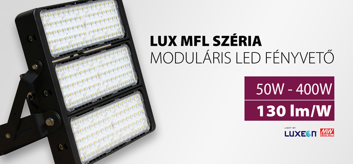 hpLED - mduláris LED fényvető 50w-400W, optikai lencsével - hpLED