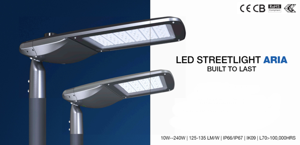 Aria 10W-240W LED utcalámpa sorozat