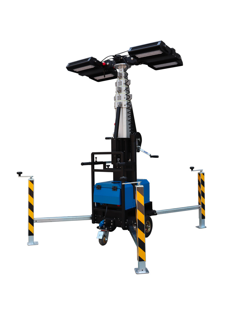 Atlas mobil, kinyitható led lámpaszlop