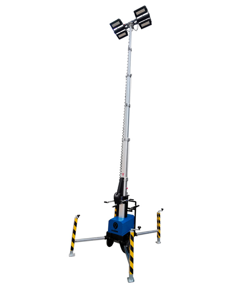 Atlas mobil, kinyitható led lámpaszlop