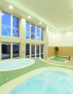 UCL LED lámpa alkalmazása wellness részlegben