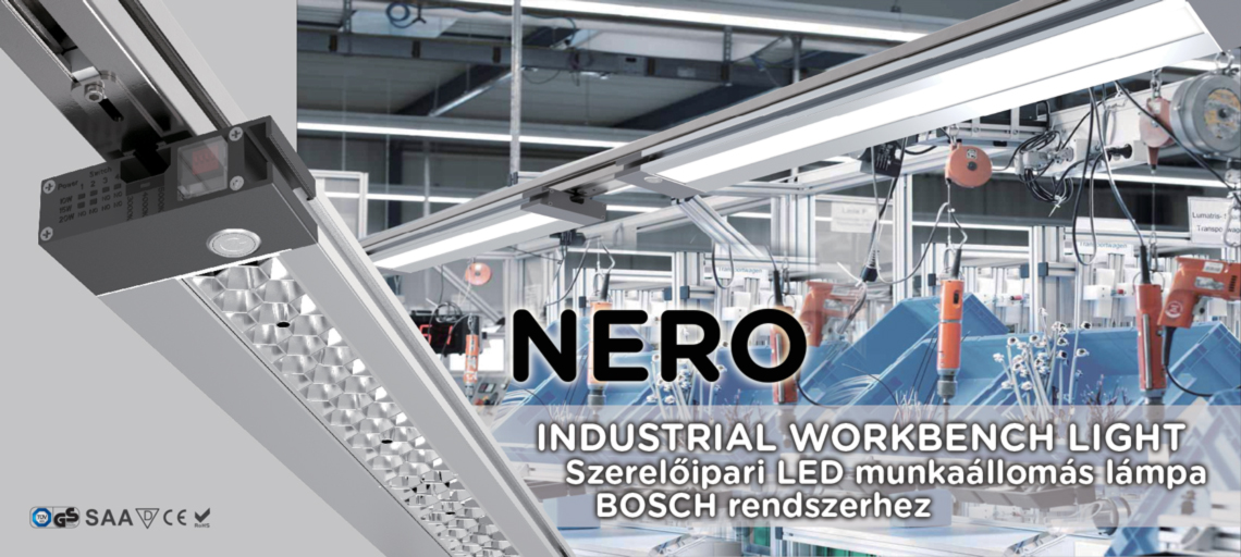 LED szerelőipari munkaasztal lámpa - talos
