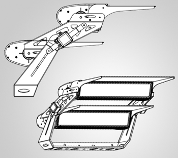 thor kétfejes stadionlámpa 2450W