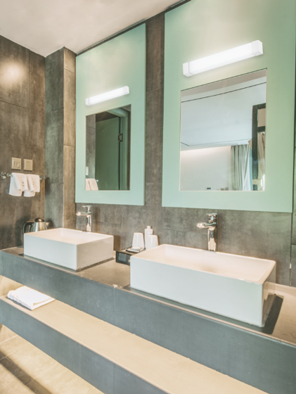 led tükörlámpa alkalmazás